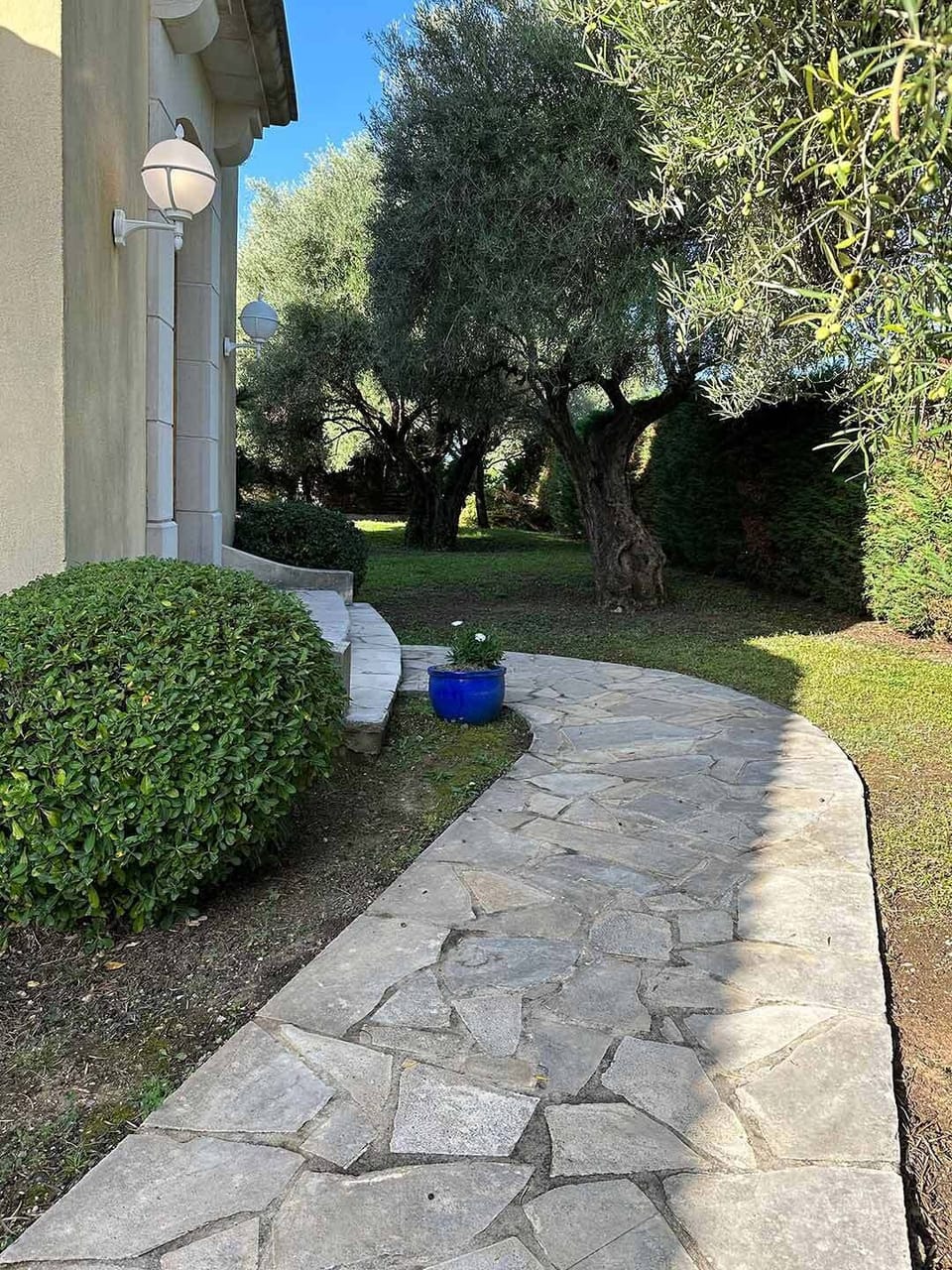 The entrance