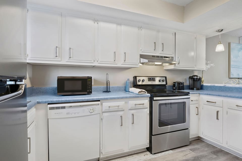beautiful kitchen  with a keurig