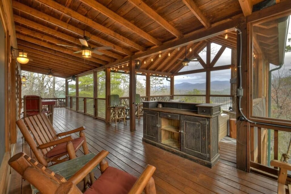 Main level porch