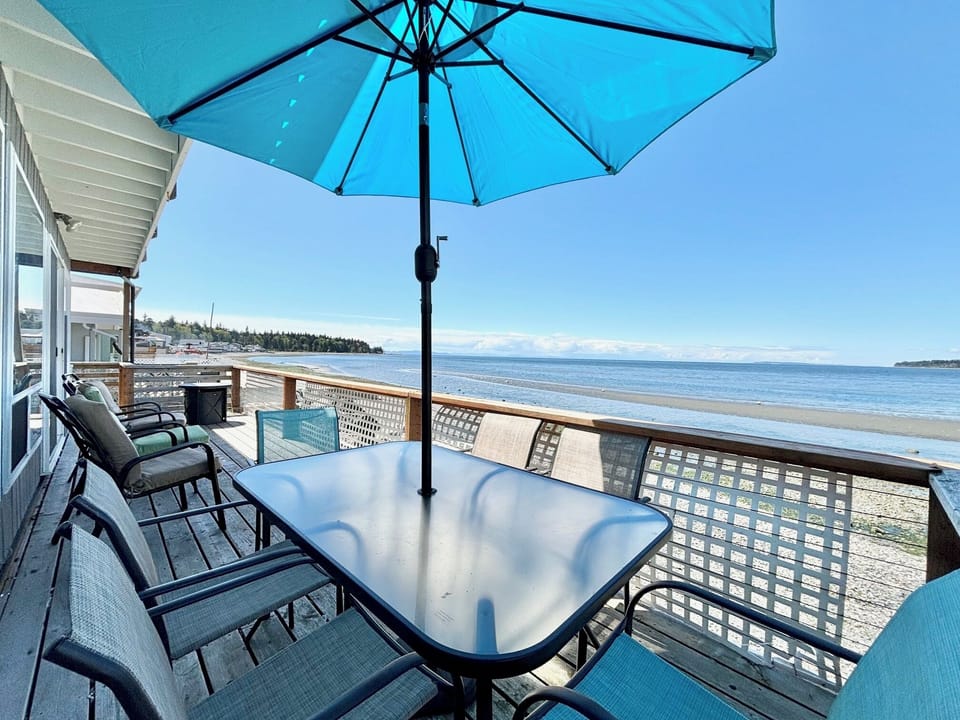 Breathtaking views from inside or on the deck!