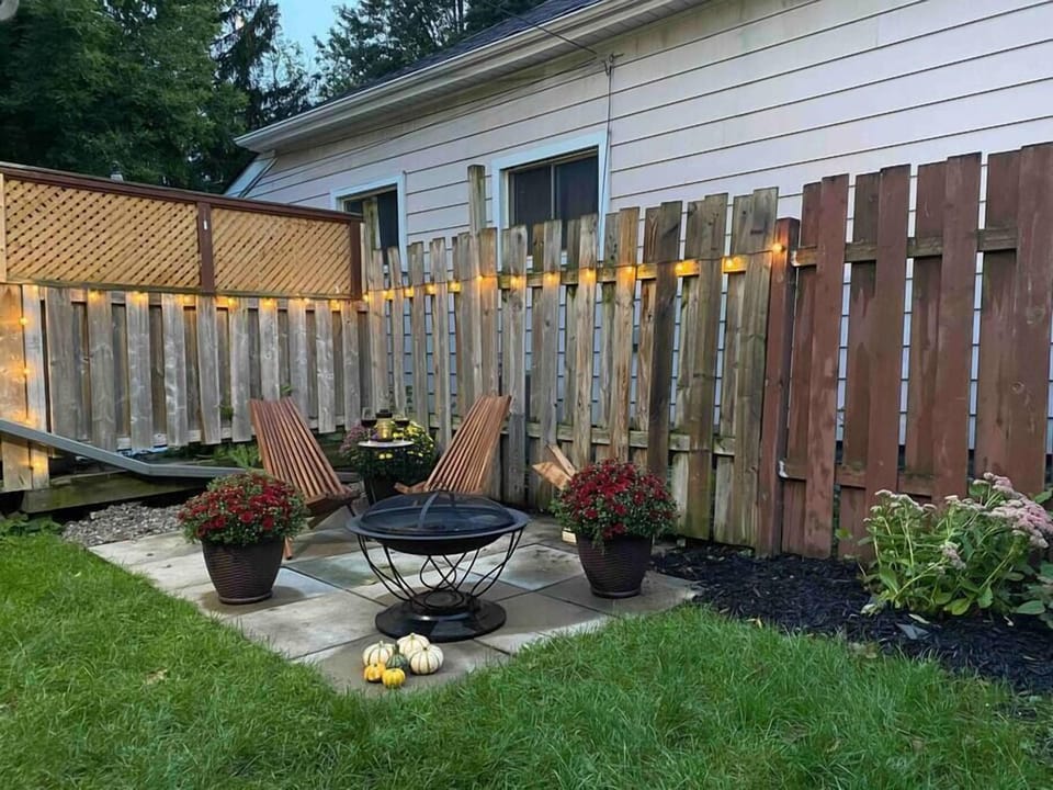 Perfect scape spot right in the back yard