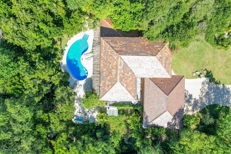 Villa Tortuga B55: a bird's eye view of the property