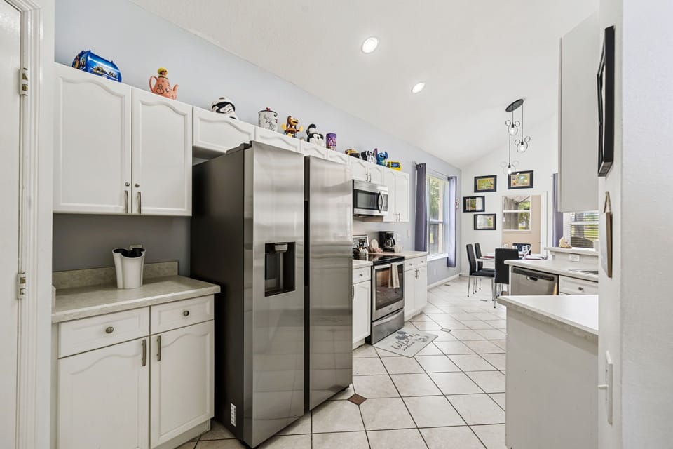 Modern Kitchen Fully Stocked for Your Stay
