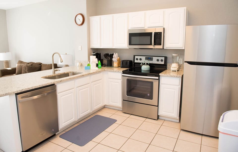Newly updated kitchen with granite counter