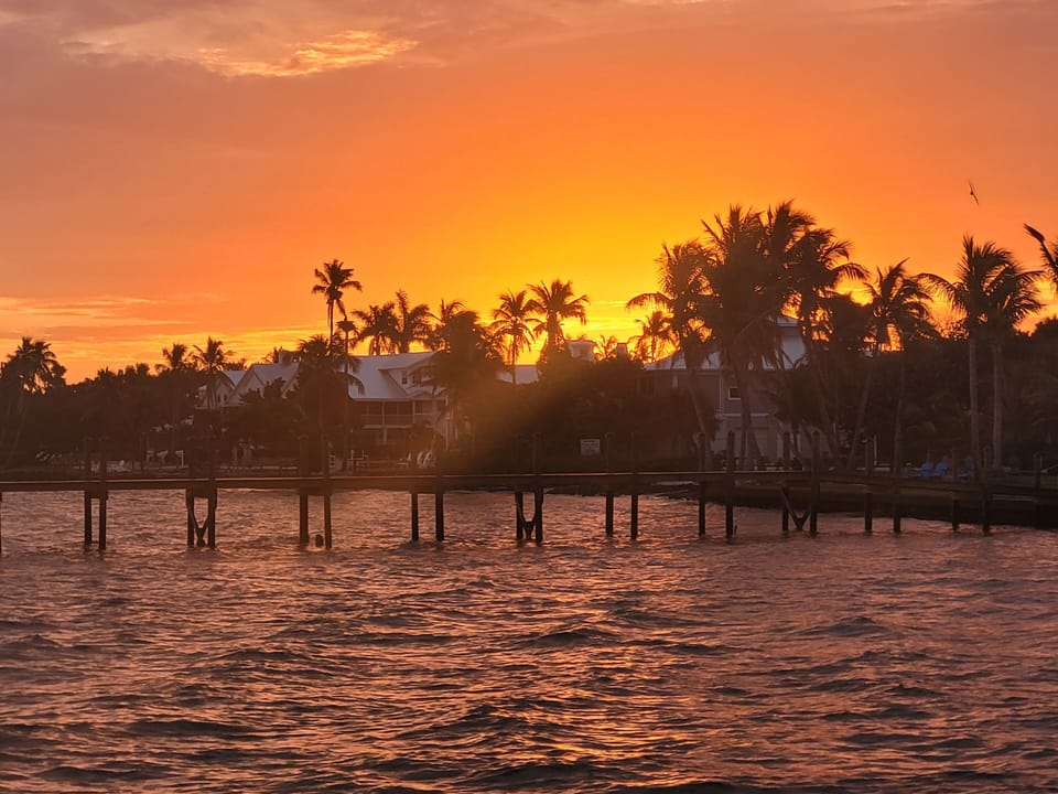 Sunrise at end of Bokeelia
