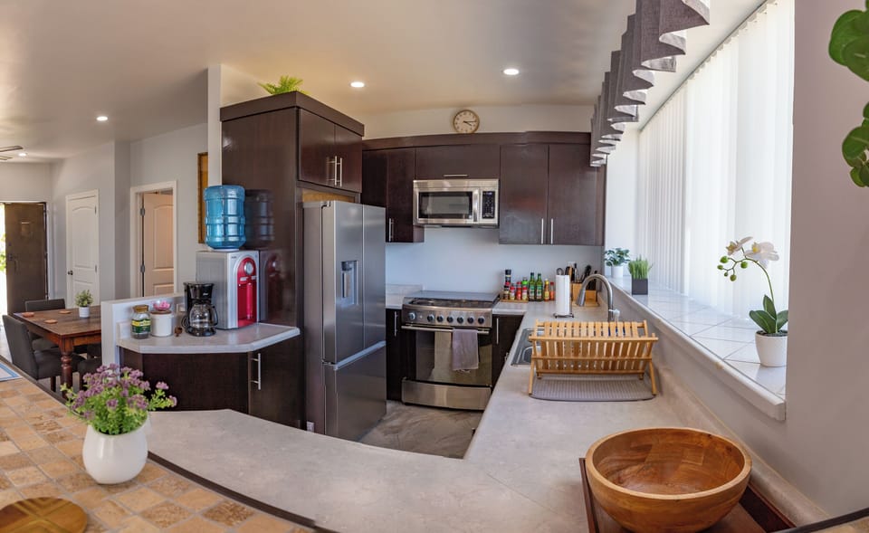 Premier Suite | Private kitchen | Full-size fridge, microwave, oven, stovetop