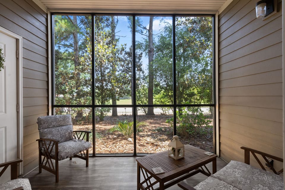 Private patio