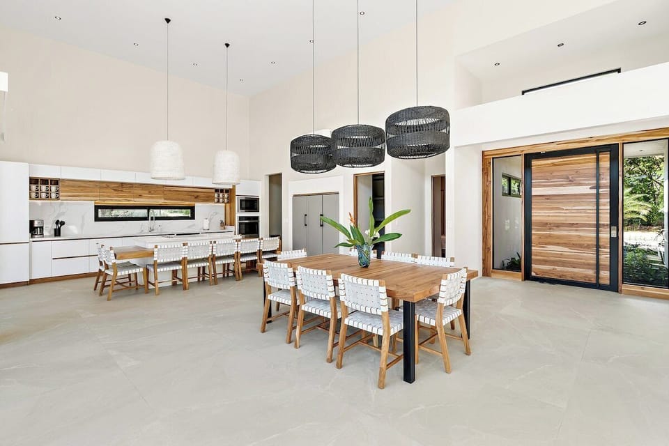 Wide open dining spaces