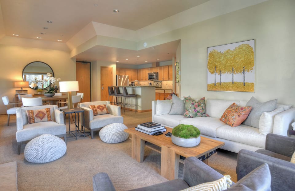 Living, Dining and Kitchen