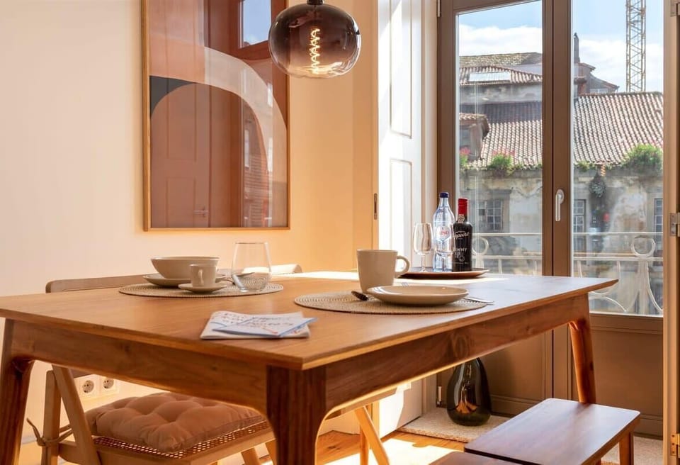The dining area