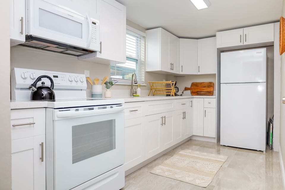 Experience kitchen convenience with our fully equipped culinary spaces. Every meal is a masterpiece.