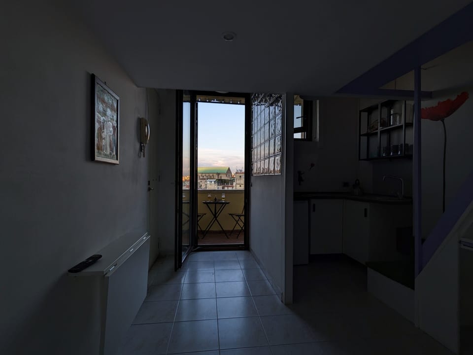 Panoramic Studio, 1 Queen Bed, City View, Tower | Terrace/patio