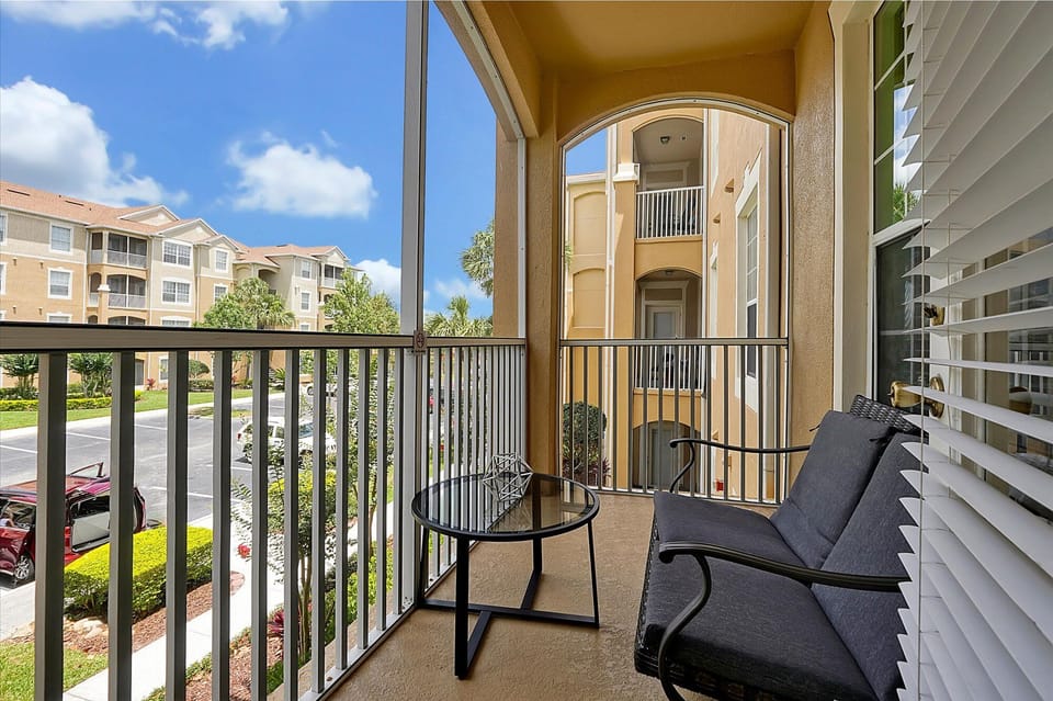 Enjoy morning coffee or evening breezes from your private screened-in balcony