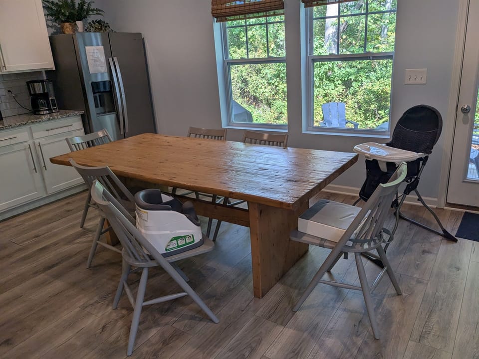 A seat for everyone at the table with multiple high chair and booster options for the youngest guests