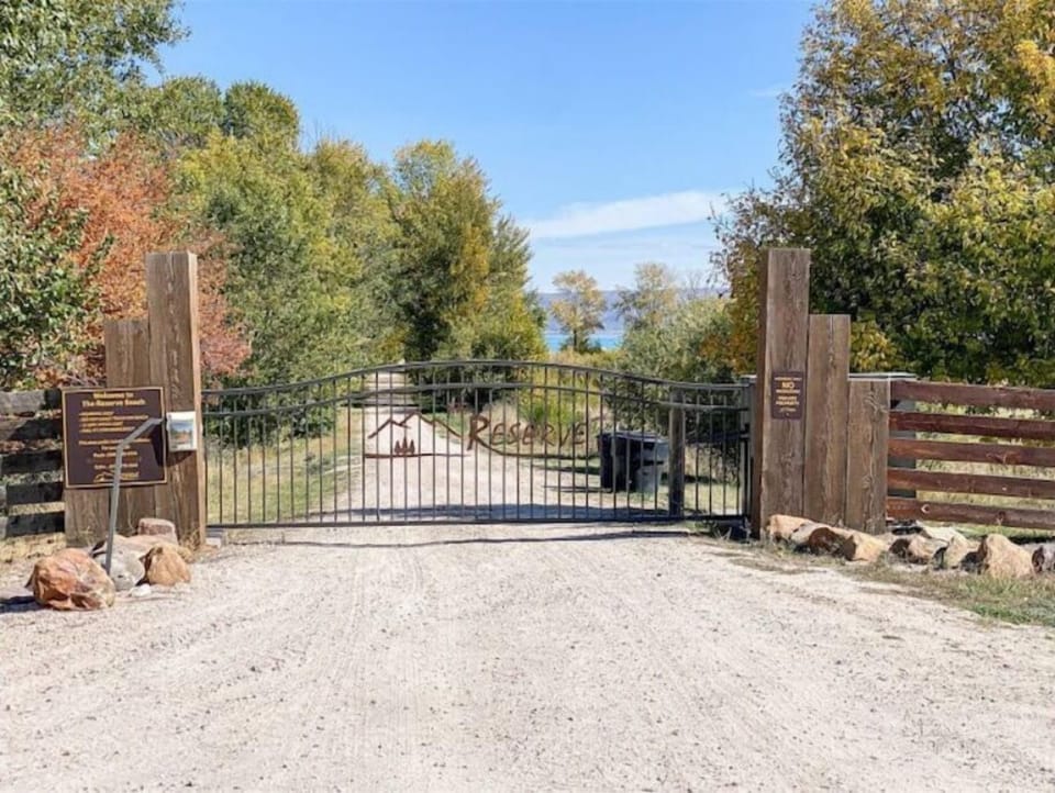 The Reserve Private beach access gate, located 1 mi south of The Reserve gate.