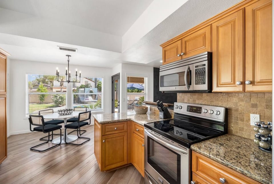 "My family and I enjoyed Jackie's place. We came to AZ for our graduation at GCU. We loved the layout, rooms and total house inside and out. I am a big cook and so are my sons."