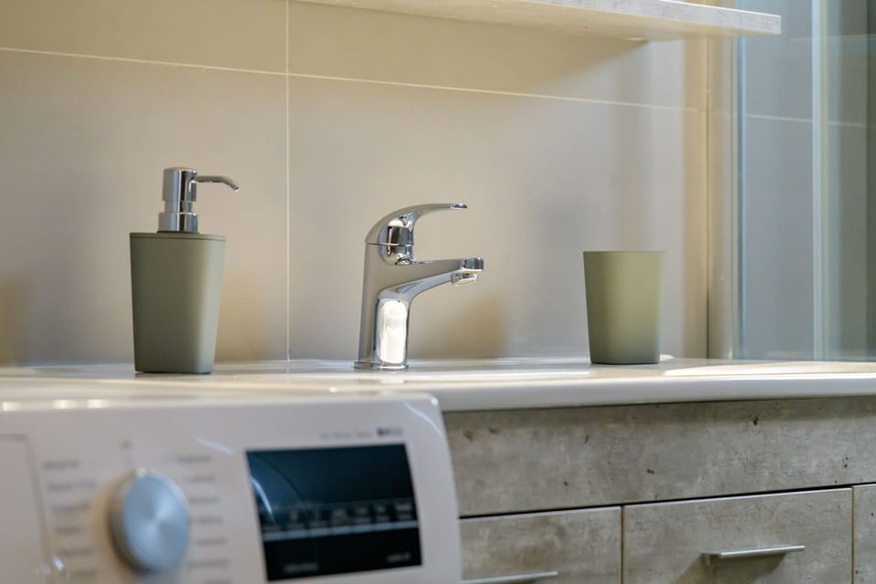 Bathroom with a shower