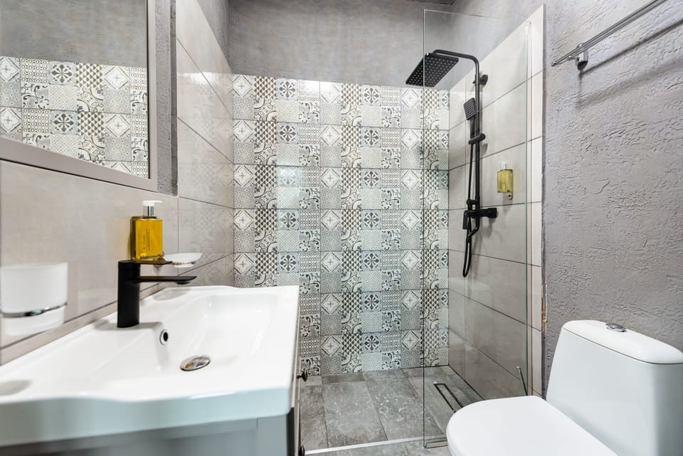 Deluxe Suite | Bathroom | Free toiletries, hair dryer, slippers, towels