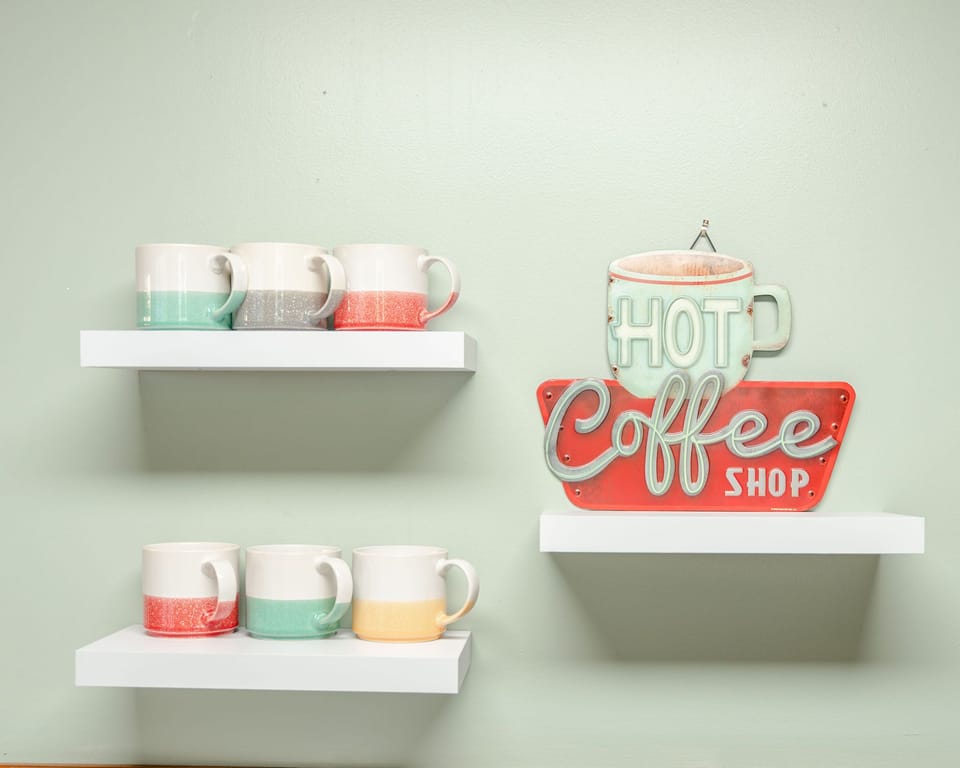 Coffee bar for the caffeine addiction.