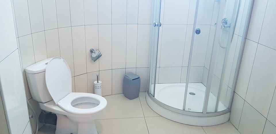 Family Apartment, 2 Bedrooms | Bathroom | Shower, rainfall showerhead, free toiletries, towels