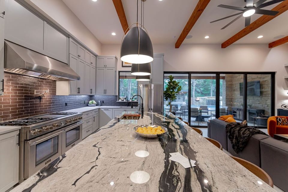 Kitchen Counter - Walker Luxury Vacation Rentals