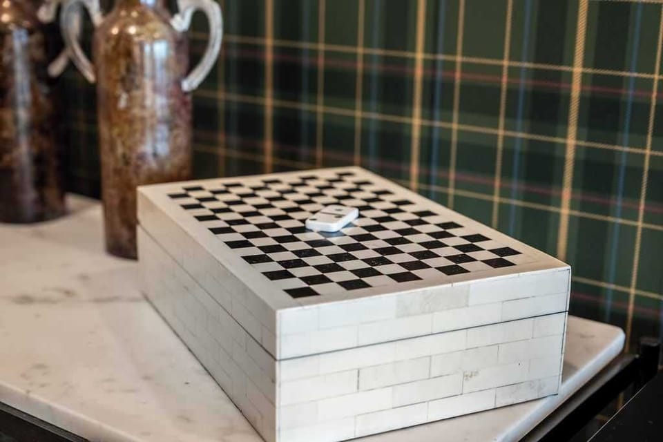 Pull out a game and settle in for a relaxing evening together.