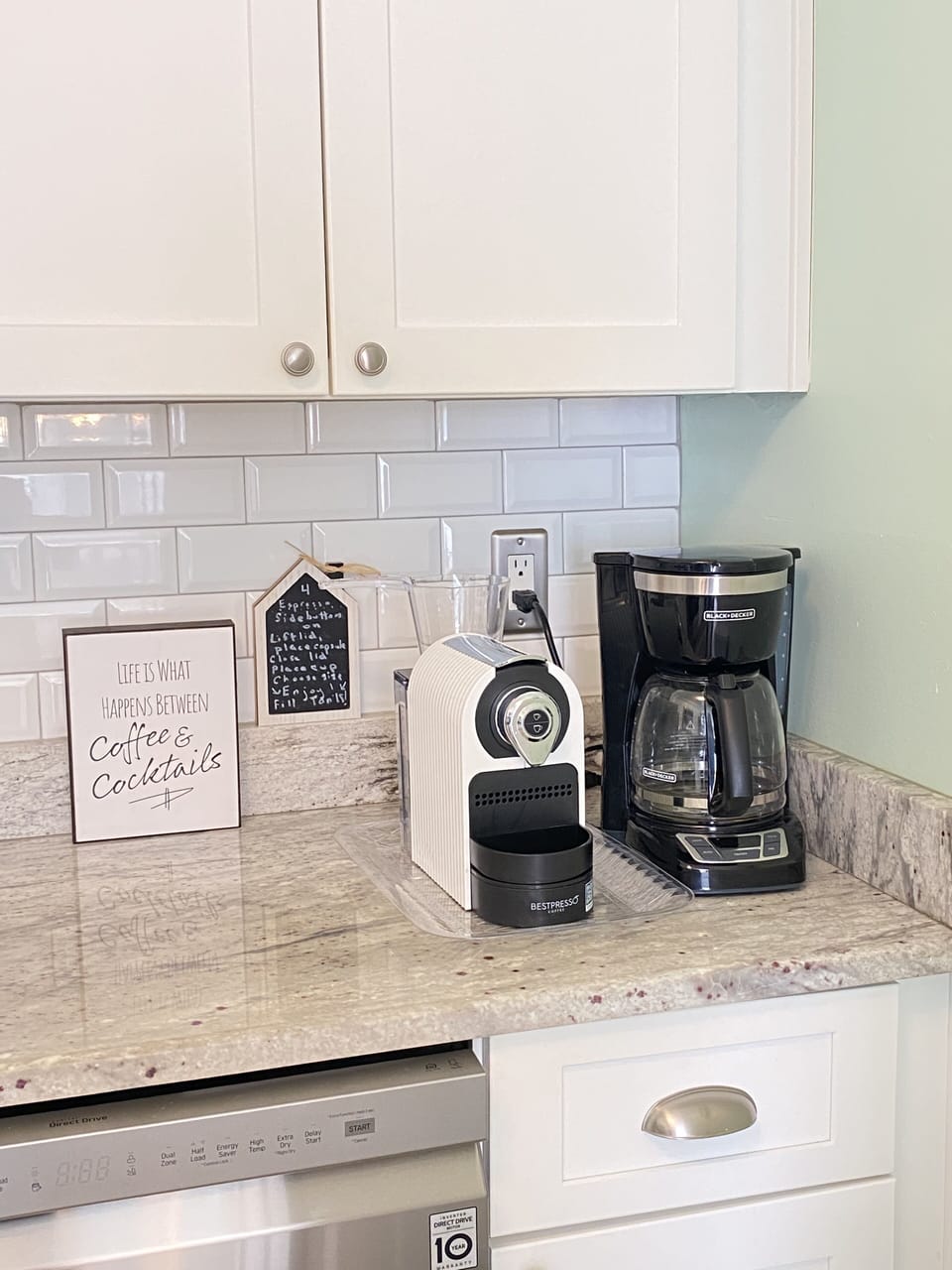 Love coffee? You'll love the choice of brewed and espresso. 