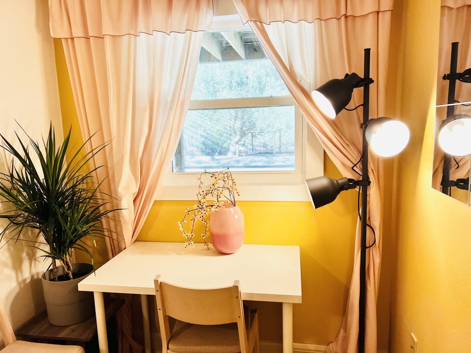 Study table in second bedroom 