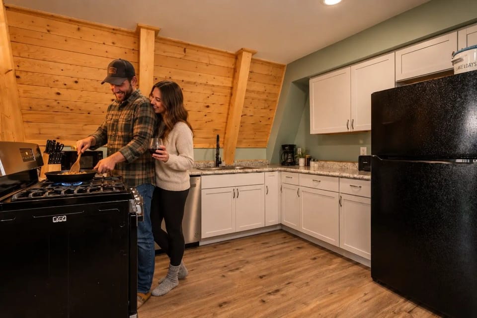 A-Frame Cabin Bathroom