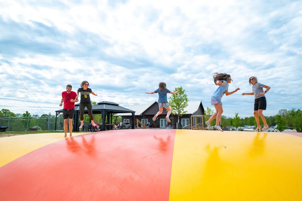 Jumping pillow