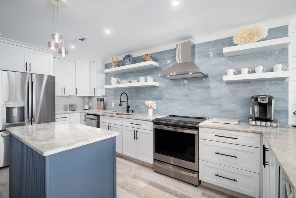 Kitchen with modern appliances