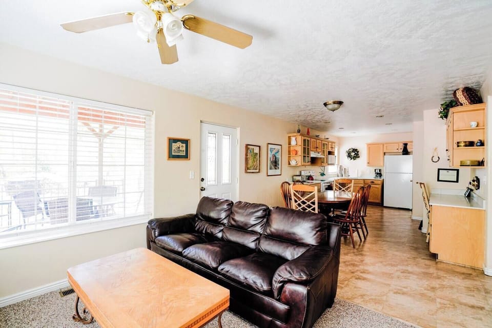 Main Floor Open Family Room, Dining Room and Kitchen