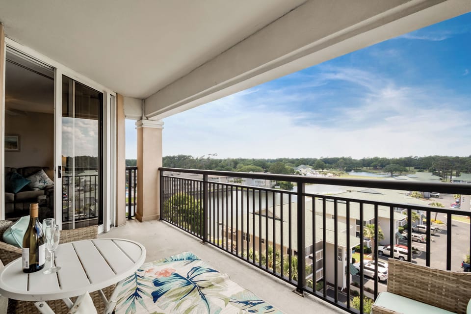 Unwind on your private balcony with morning coffee as you take in the expansive views and gentle breeze.