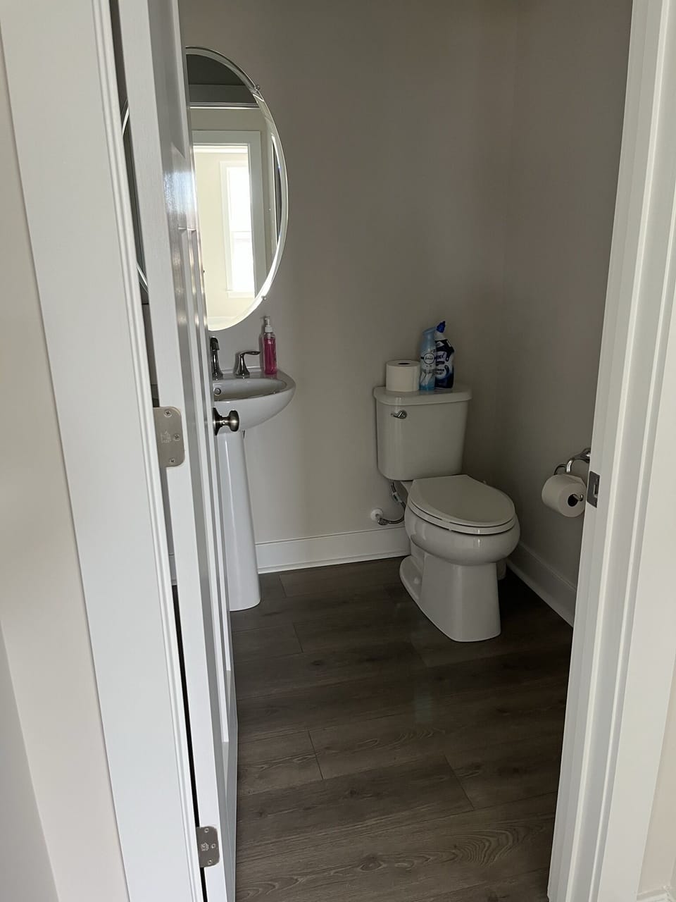 1/2 bath on main level