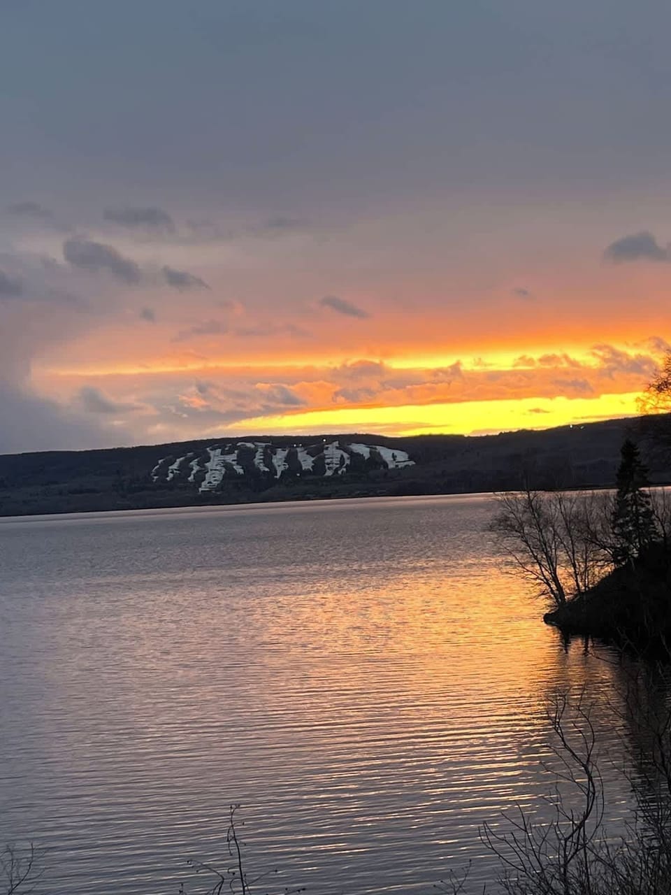 Backyard views of spirit mountain 