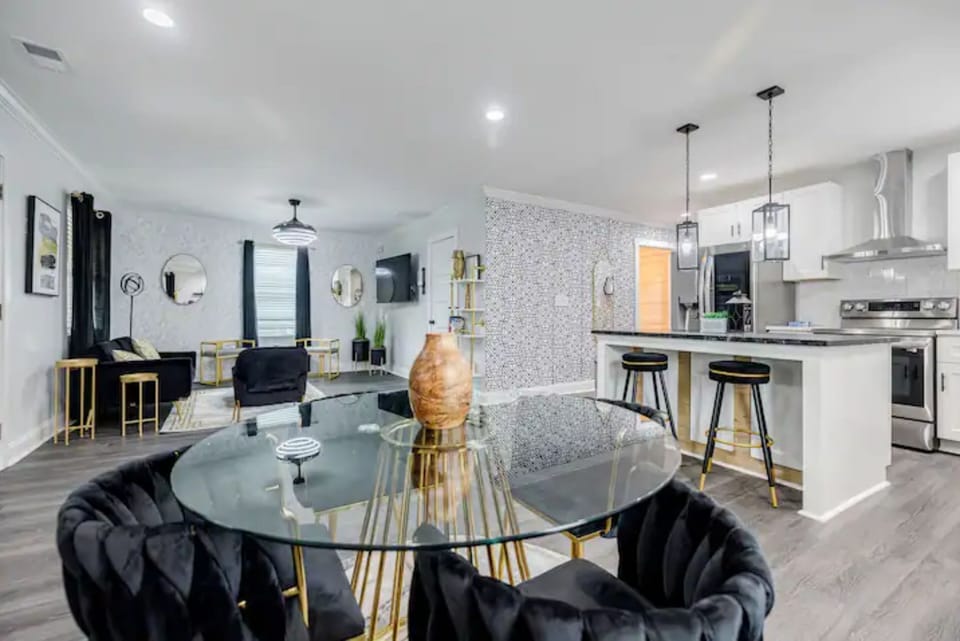 Indulge in Culinary Delights in Style - Elegant Dining Table Great for gathering
