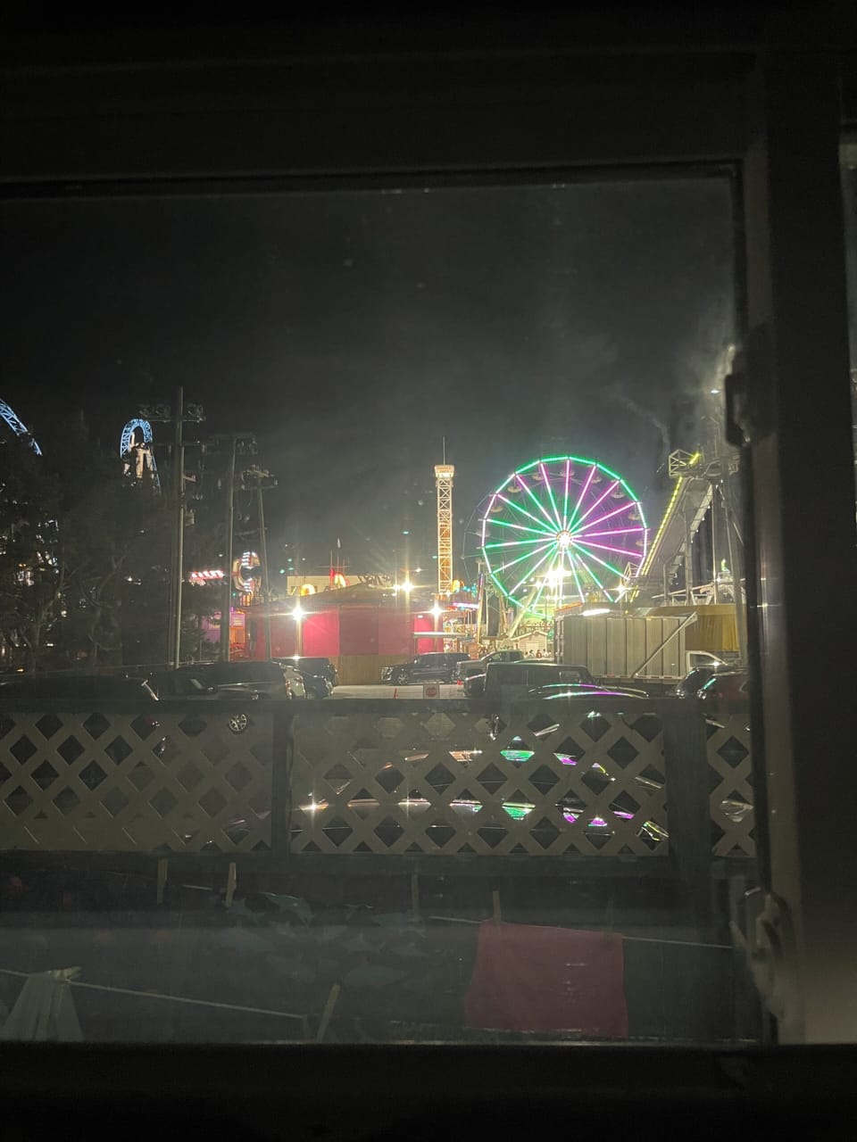 Your view at night (don't worry, we have thick blinds)