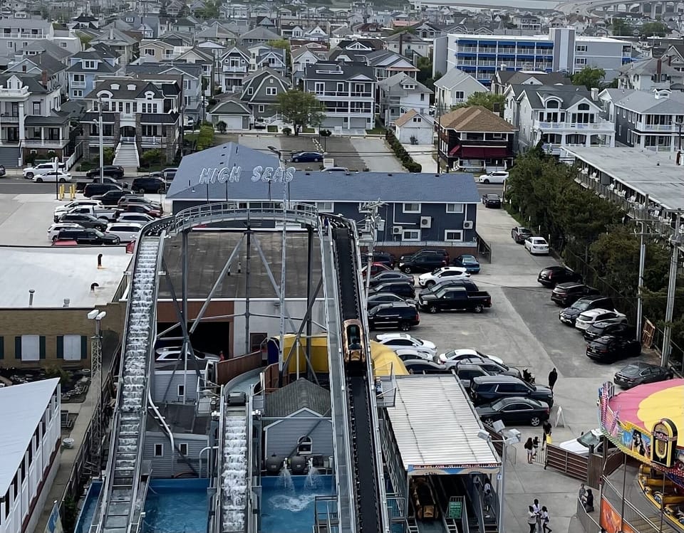 View of property from Playland Ferris wheel - bottom R window could be you!