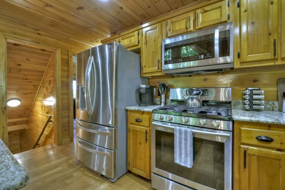 Fully stocked kitchen