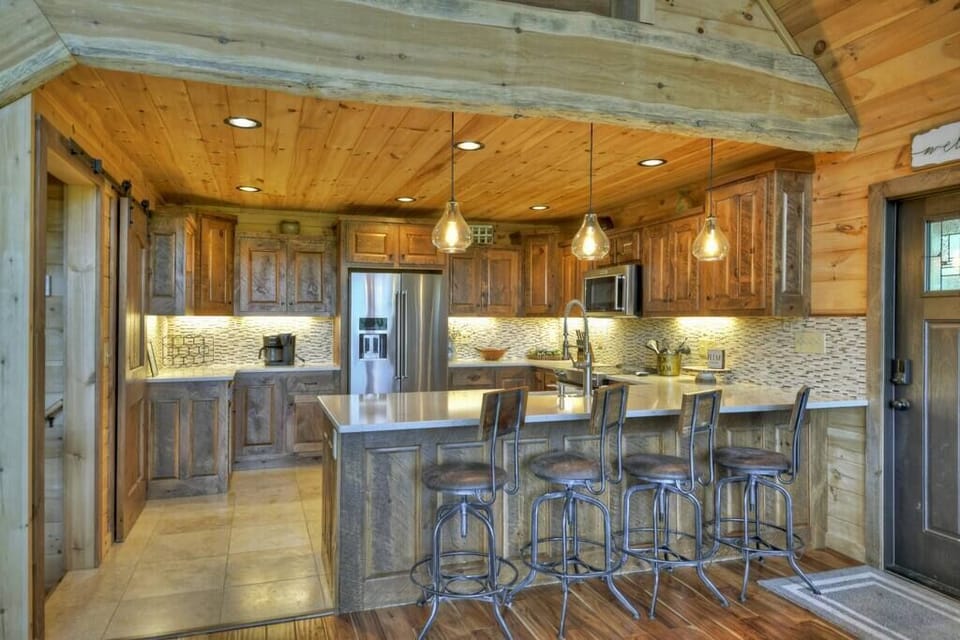 Fully stocked kitchen