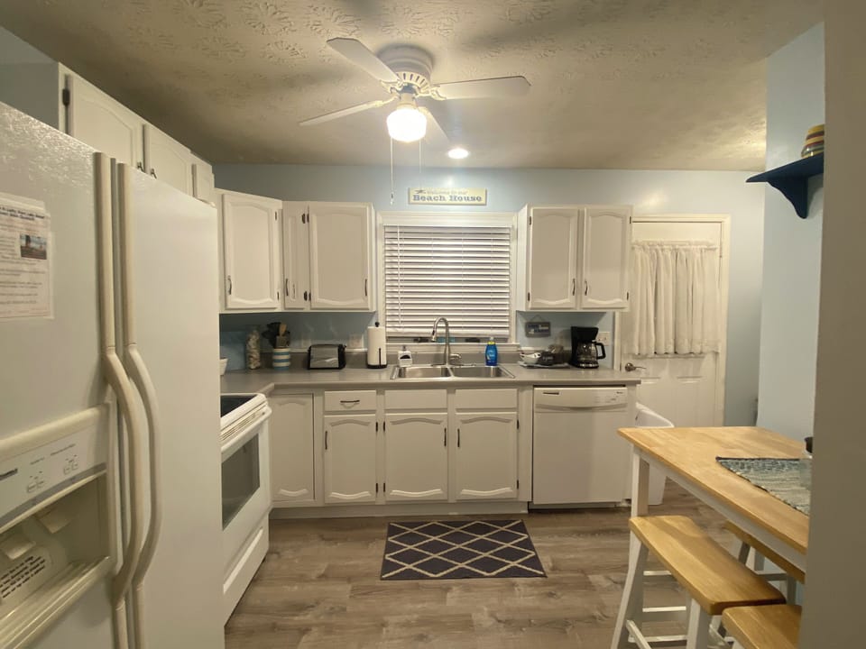 Our cottage kitchen is a bright, cheerful place to prepare and enjoy meals!