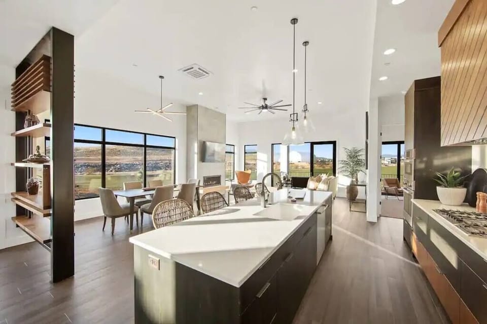 Upstairs Kitchen Dining area