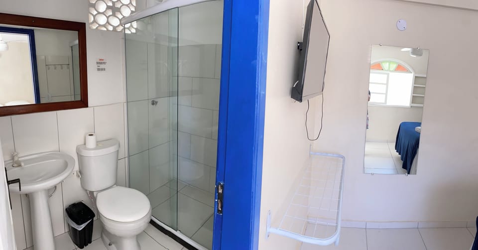 Standard Double or Twin Room | Bathroom | Shower, towels, soap, toilet paper