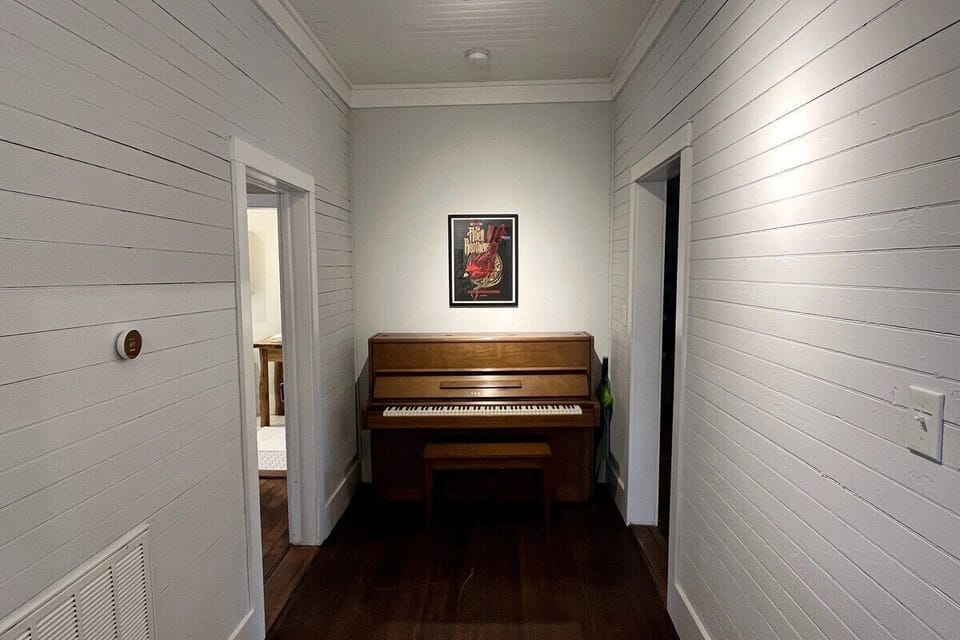 Yes, the piano is ready for you to play.