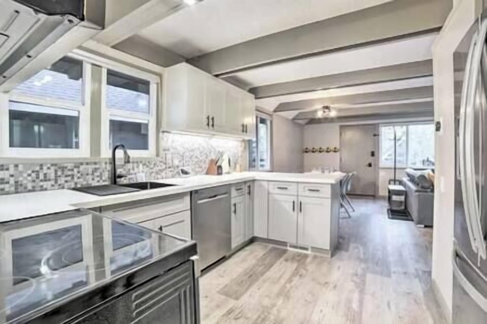 Newly renovated kitchen