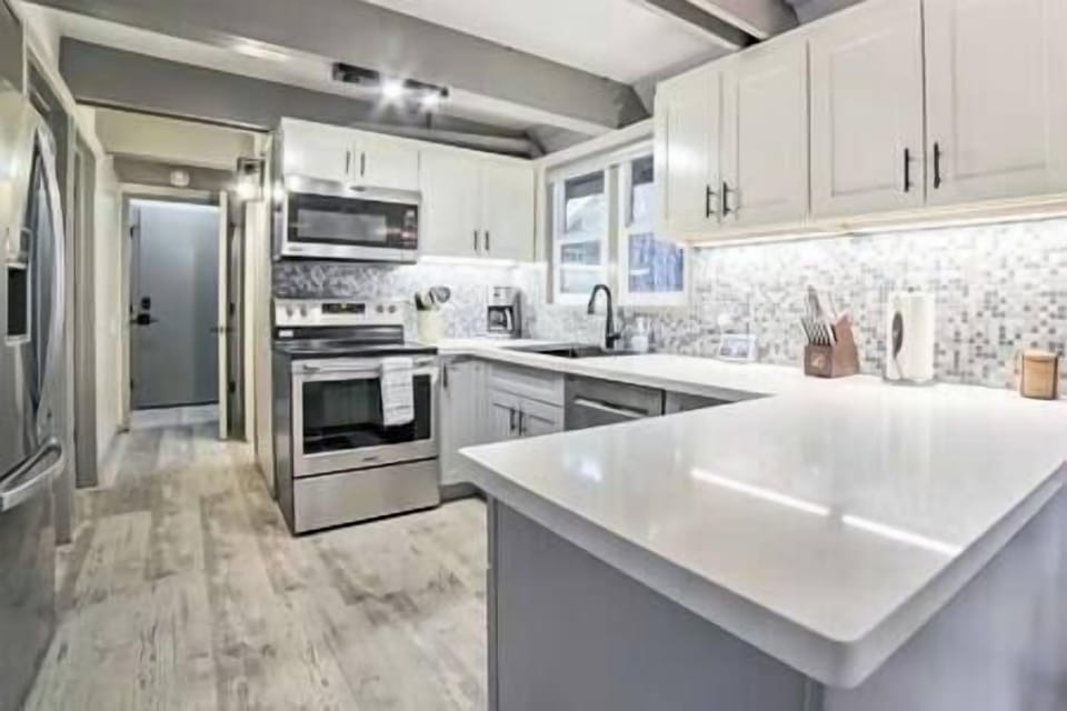 Fully stocked kitchen