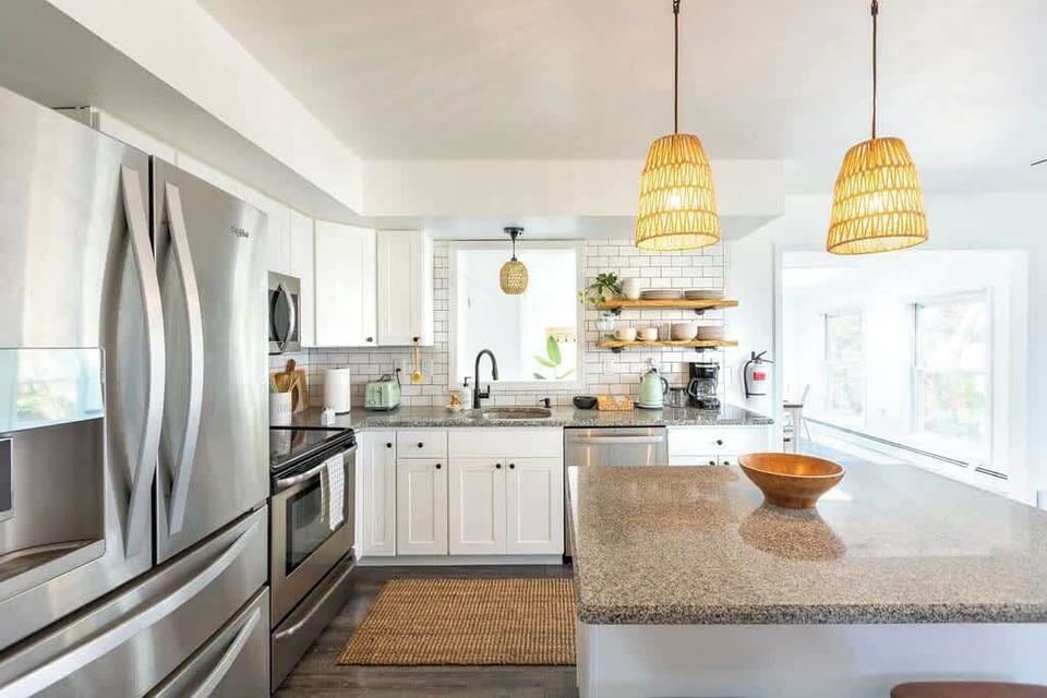 Enjoy our fully stocked kitchen