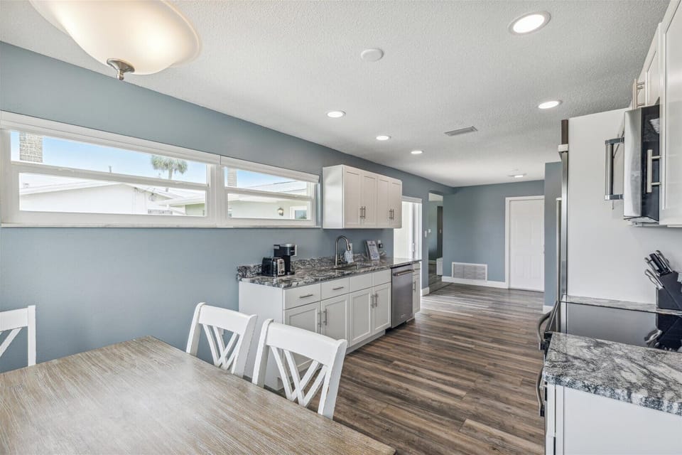 Big open kitchen with lots of natural light