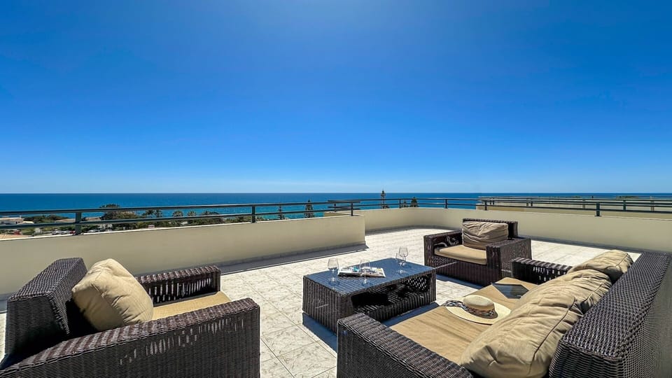 Terrace Sitting Area with Stunning Sea Views