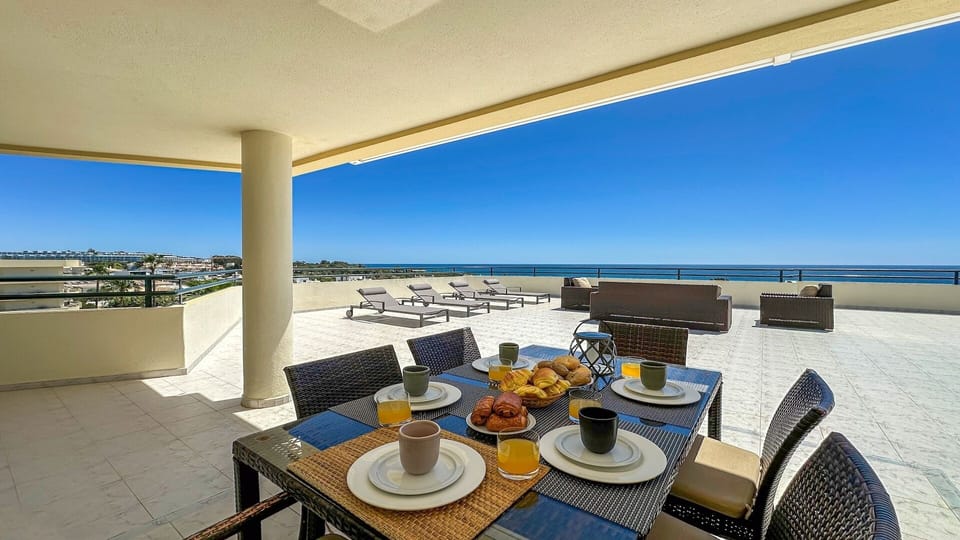 Terrace Dinning Area with Breathtaking Sea Views